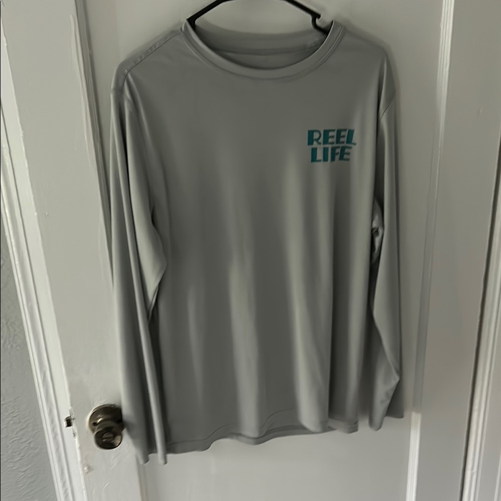 LOF Gray Long Sleeve Tee Athletic Style